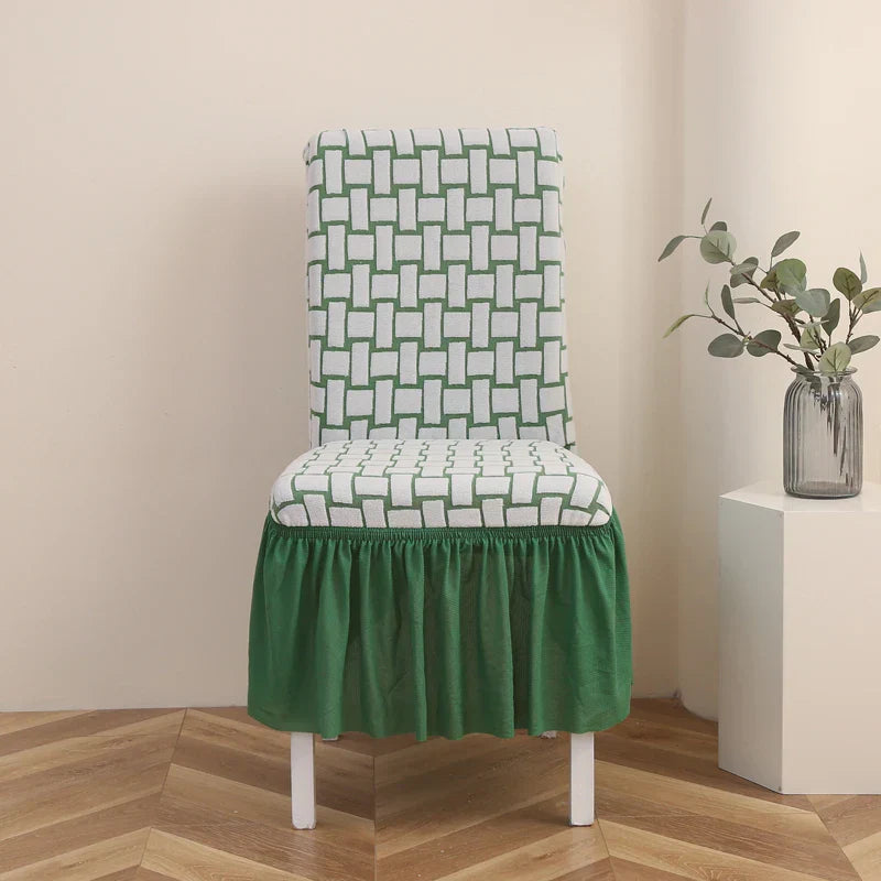 LuxRuffle | elastische stoelhoes met rok