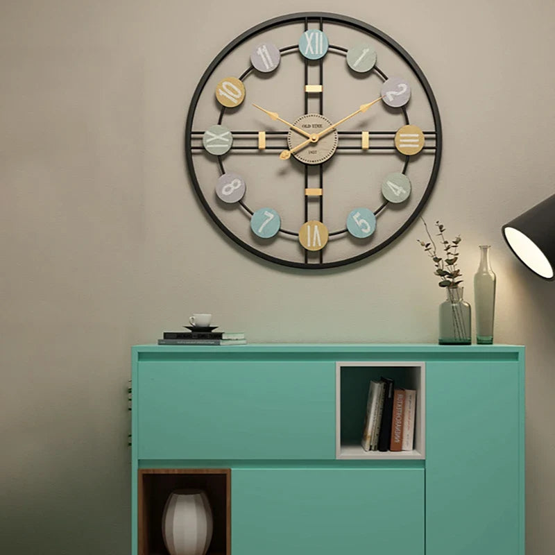 TimelessSteel | vintage grote wandklok