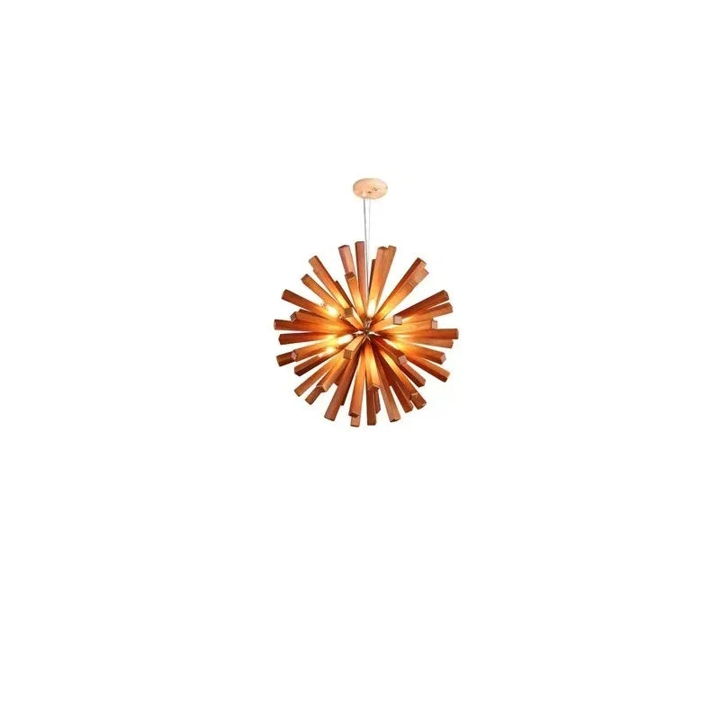 Dandelion | elegante houten hanglamp