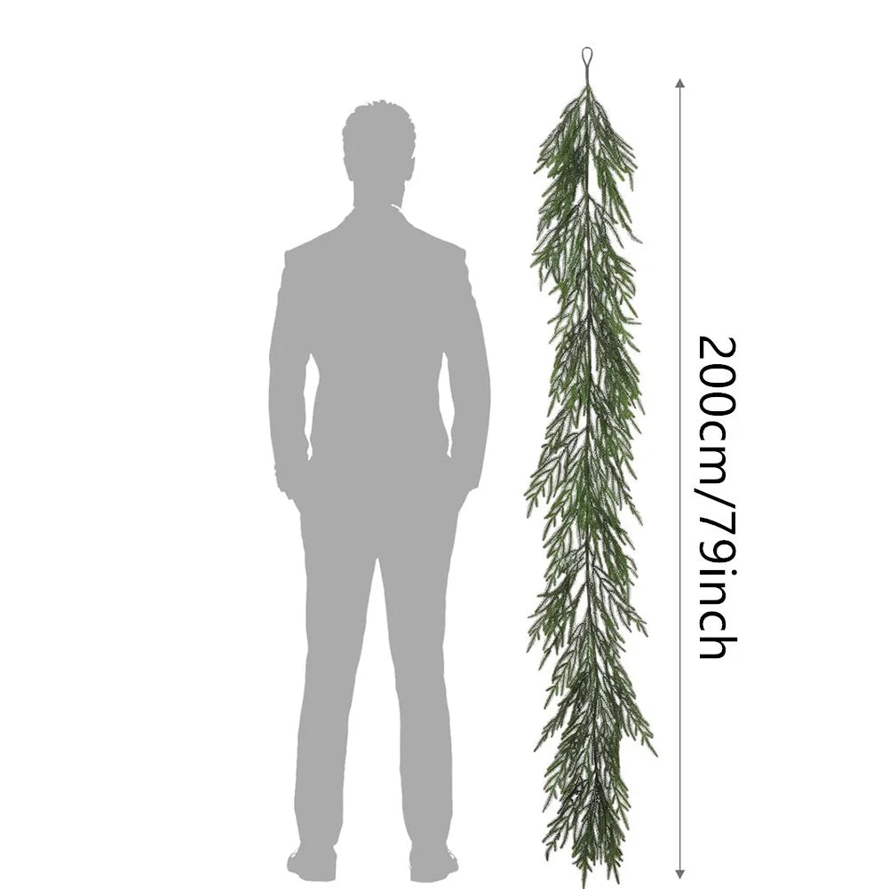 GreenChristmas | realistische fir slinger decoratie