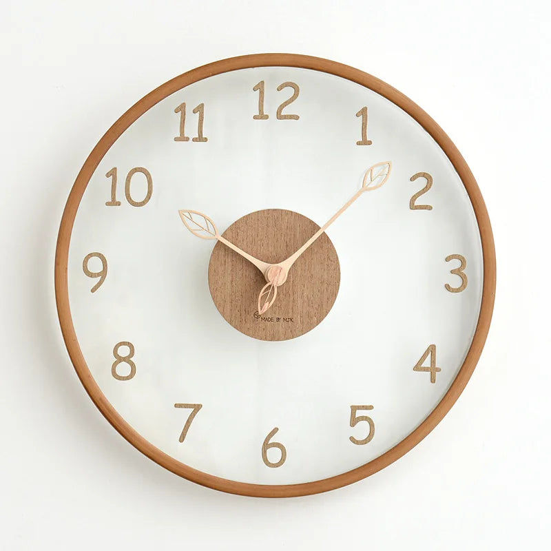 ClarityTime | transparante glazen wandklok