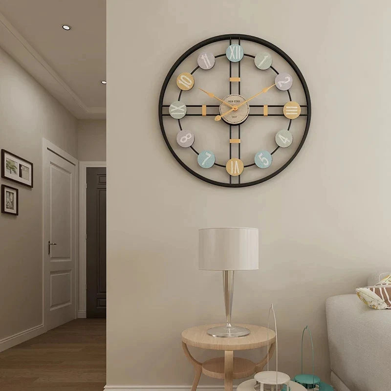 TimelessSteel | vintage grote wandklok