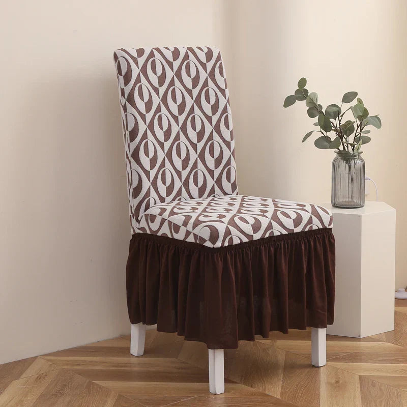 LuxRuffle | elastische stoelhoes met rok