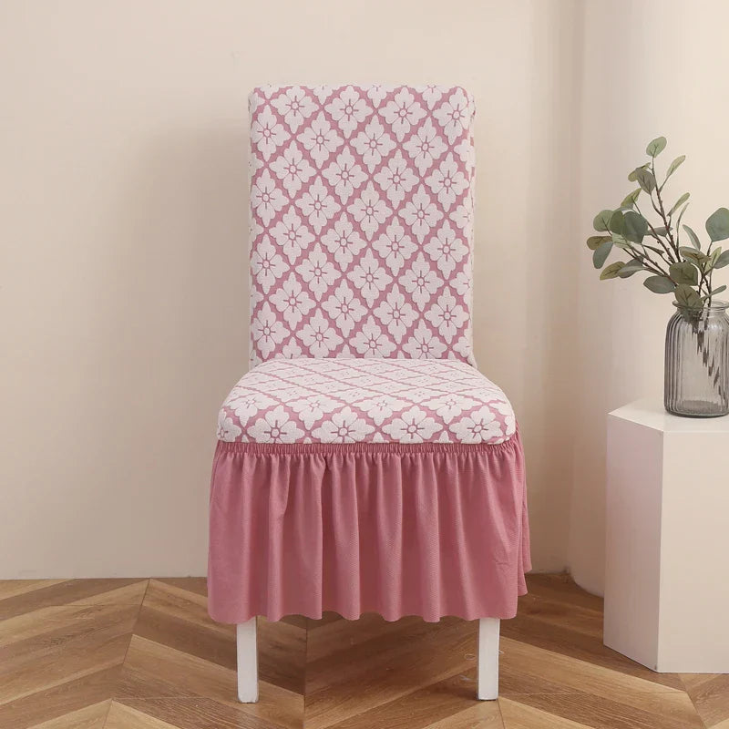LuxRuffle | elastische stoelhoes met rok