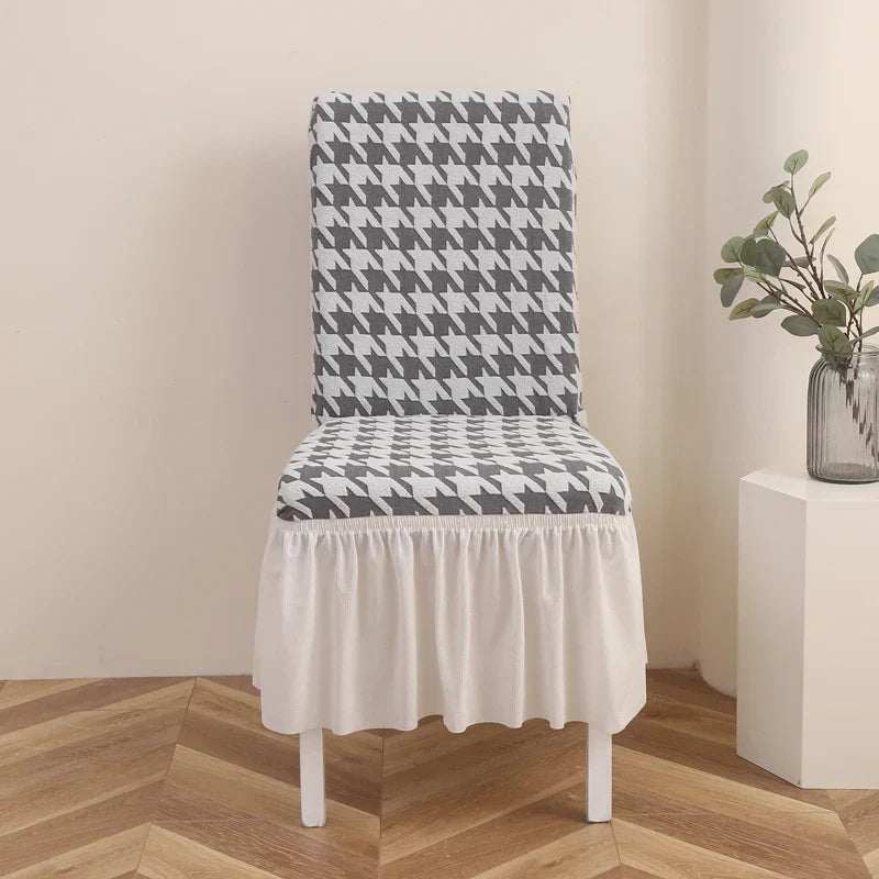 LuxRuffle | elastische stoelhoes met rok