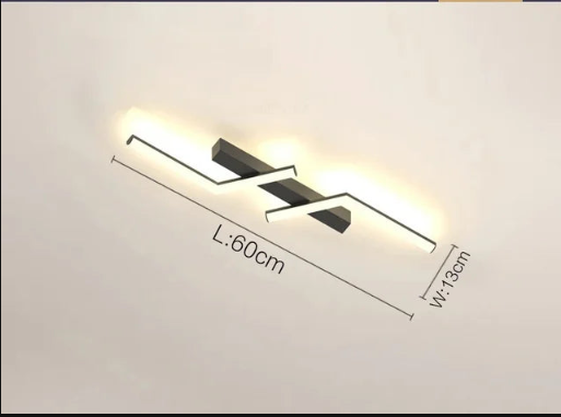 Sleekglow - plafondlamp met led-lijn