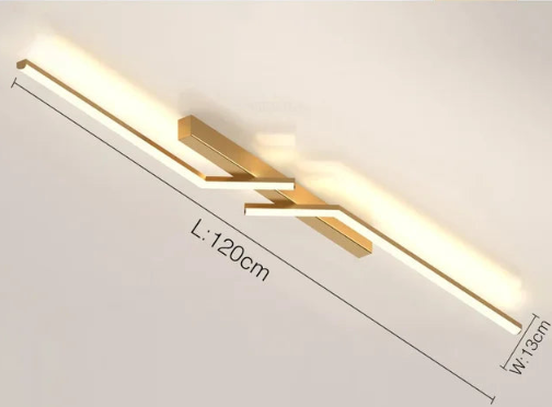 Sleekglow - plafondlamp met led-lijn