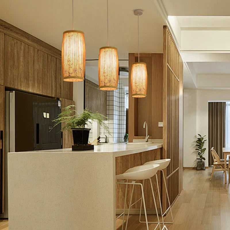 BambooHarmony | serene hanglamp voor theesalons