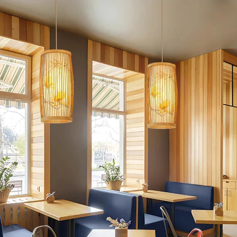 BambooHarmony | serene hanglamp voor theesalons