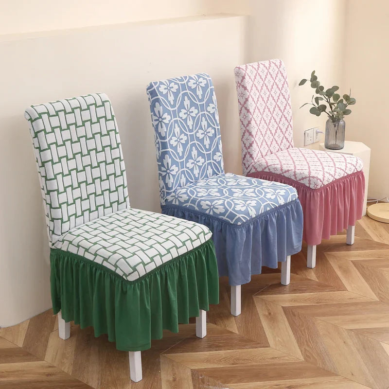 LuxRuffle | elastische stoelhoes met rok