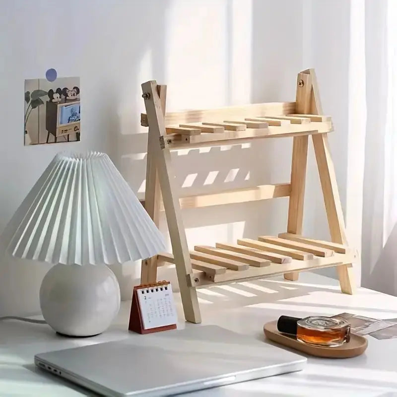 WoodenDisplay | bureau-organizer met 2 niveaus