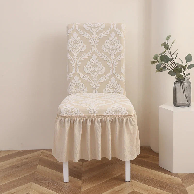 LuxRuffle | elastische stoelhoes met rok