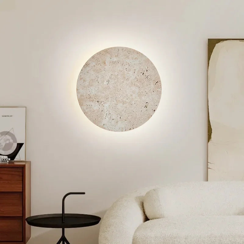 Earthyradiance - wandlamp van natuursteen