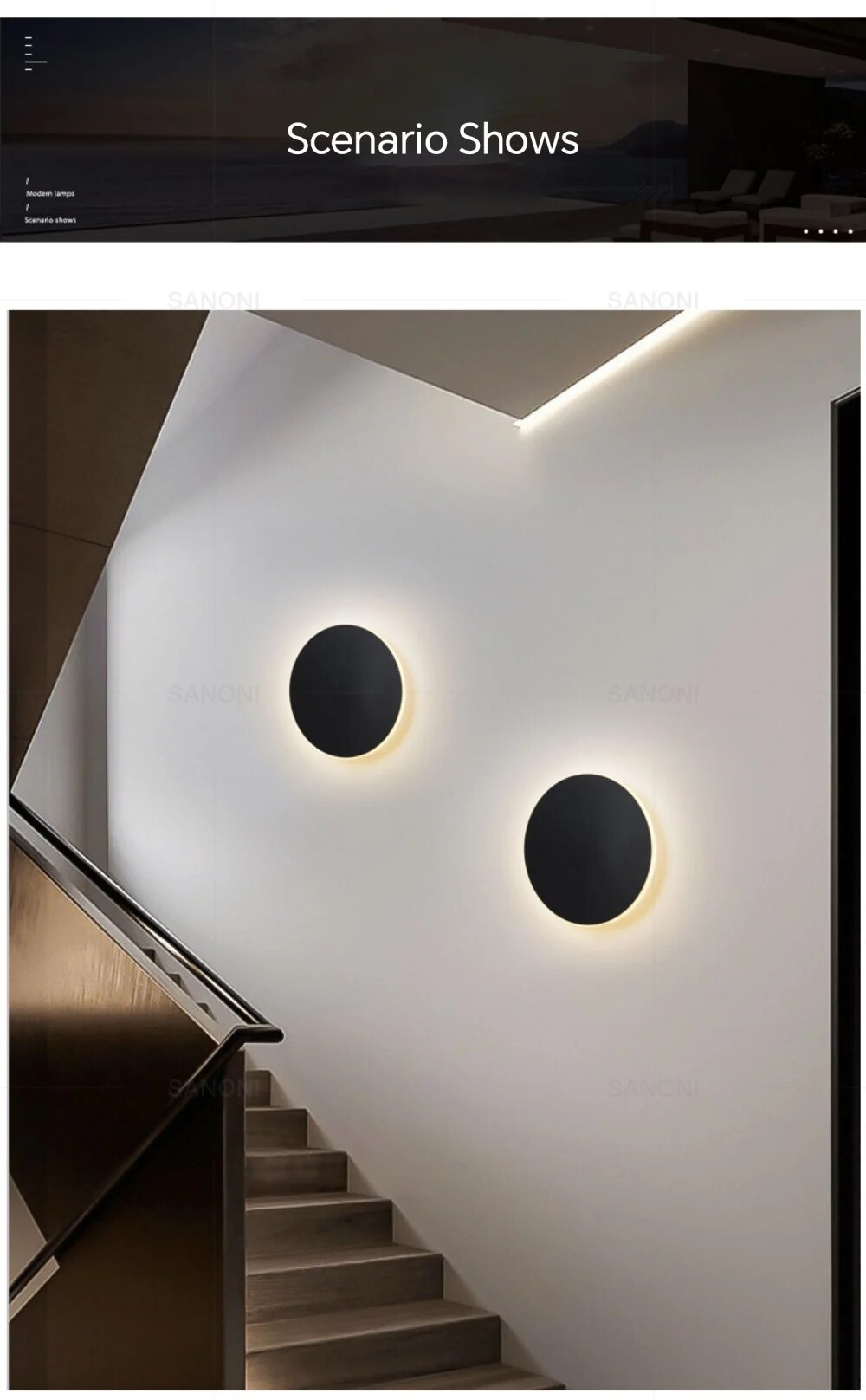 Sleeksphere - ronde led wandlamp