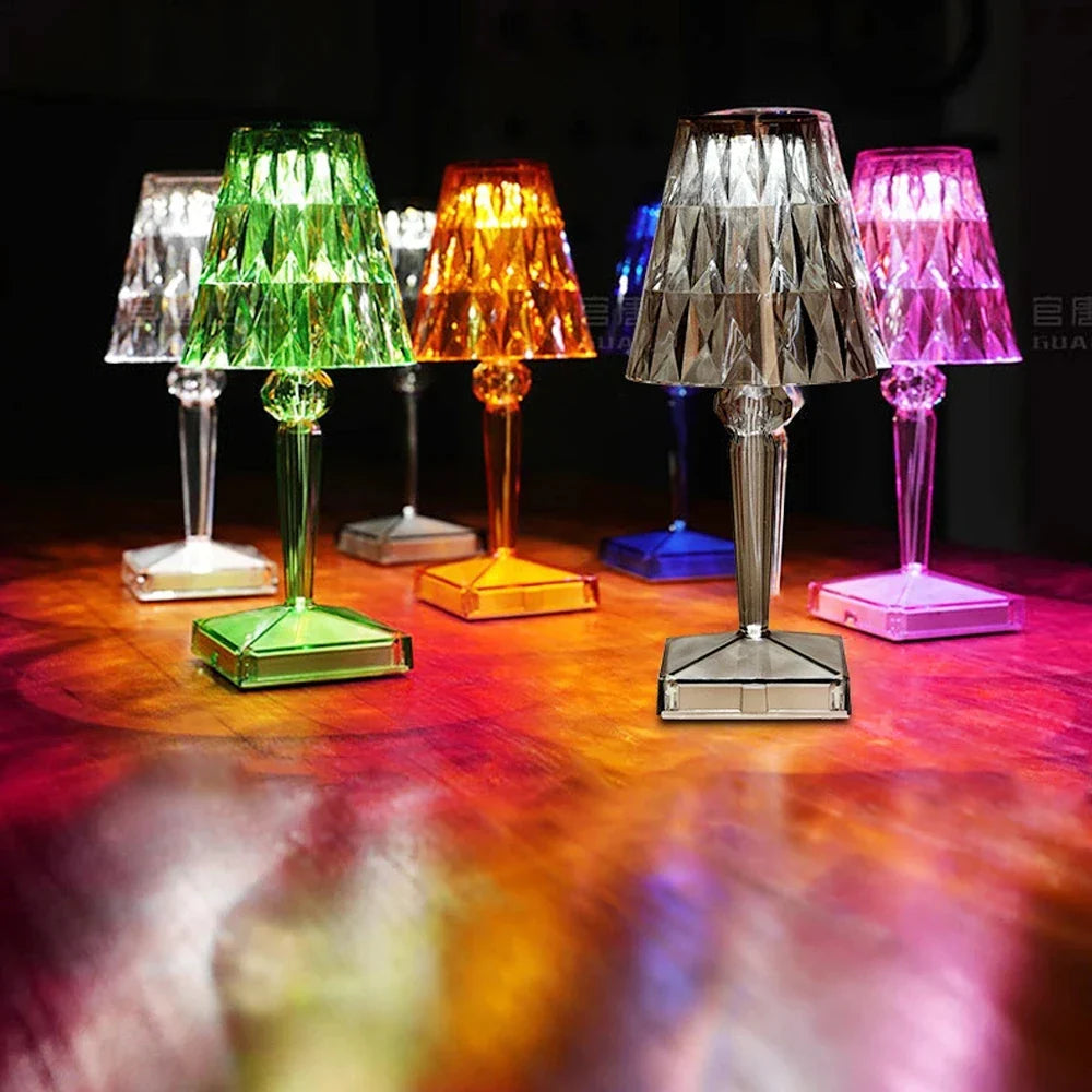 LuminousCrystal - acryl kristallen kunst tafellamp