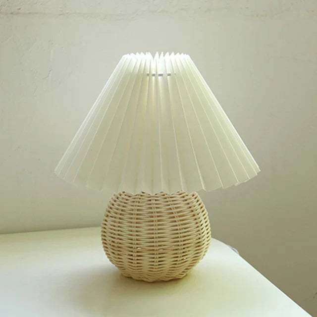 Antique Pleated - vintage tafellamp met plooien