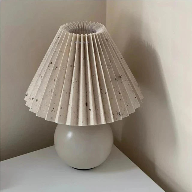 Antique Pleated - vintage tafellamp met plooien