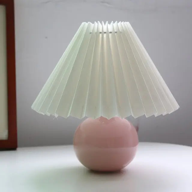 Antique Pleated - vintage tafellamp met plooien