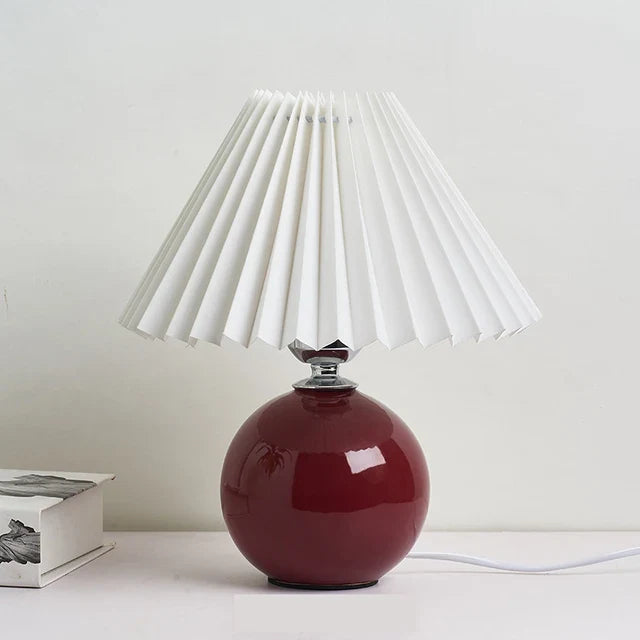Antique Pleated - vintage tafellamp met plooien
