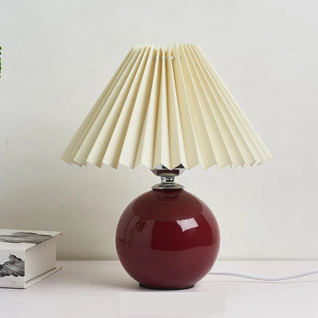Antique Pleated - vintage tafellamp met plooien
