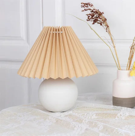 Antique Pleated - vintage tafellamp met plooien