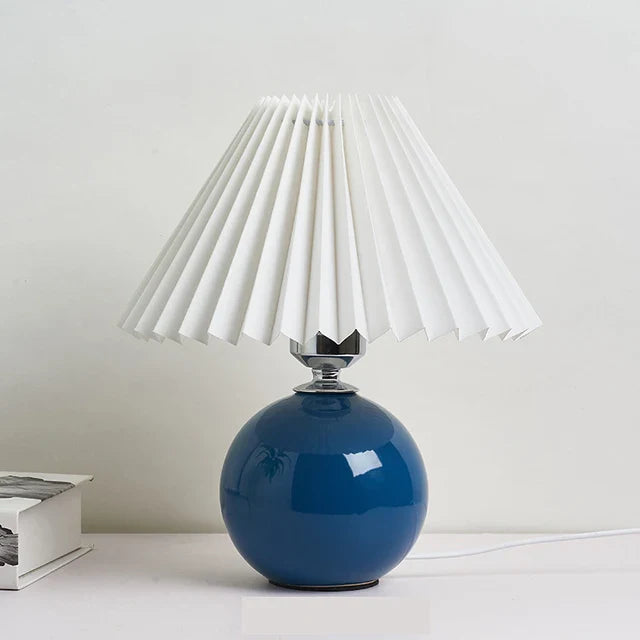 Antique Pleated - vintage tafellamp met plooien
