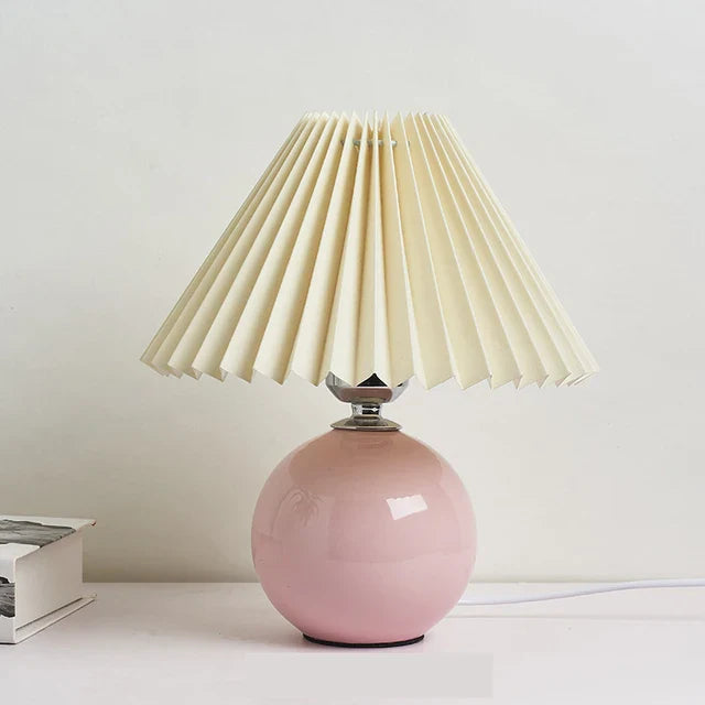 Antique Pleated - vintage tafellamp met plooien