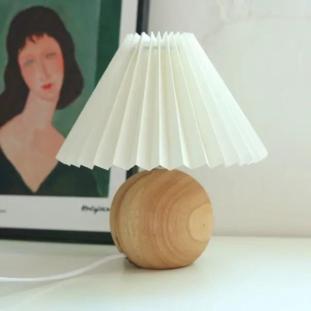 Antique Pleated - vintage tafellamp met plooien