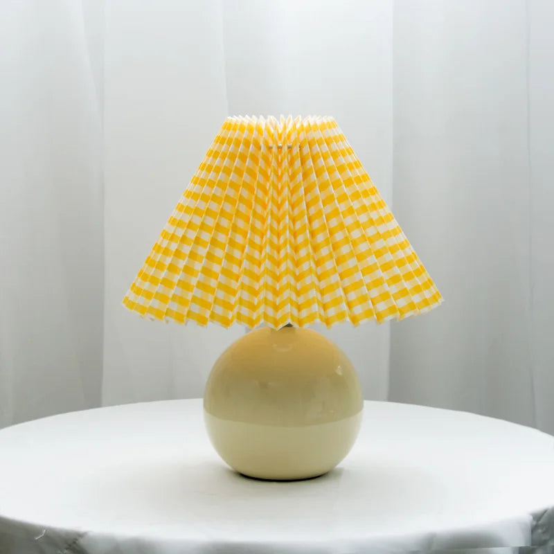 Antique Pleated - vintage tafellamp met plooien