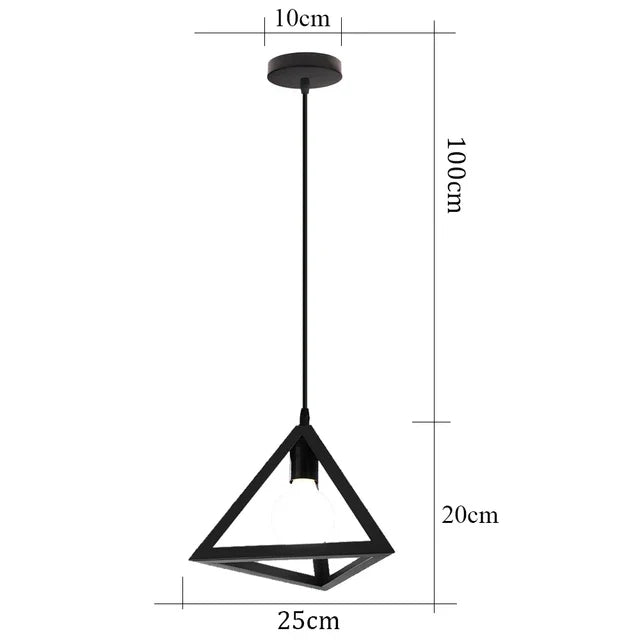 IronAge - IJzeren vintage hanglamp