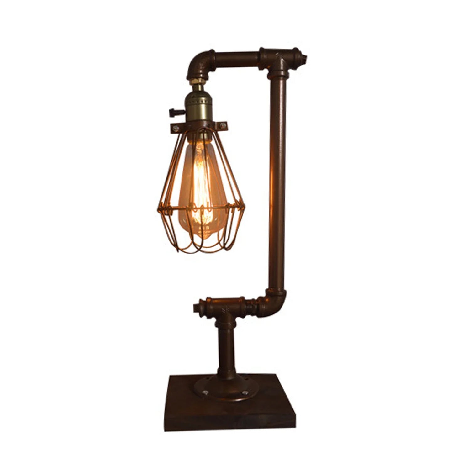 Vintageessence - vintage metalen tafellamp