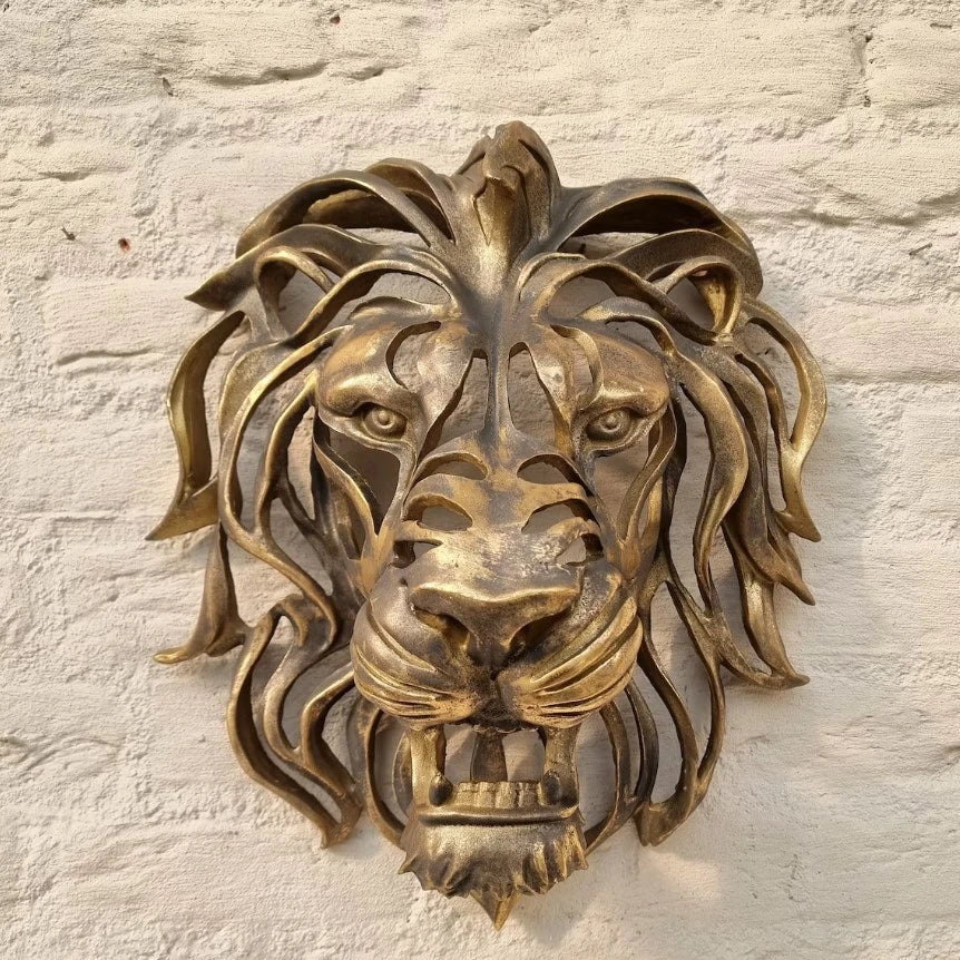 RegalRoar lion - wandsculptuur met leeuwenkop