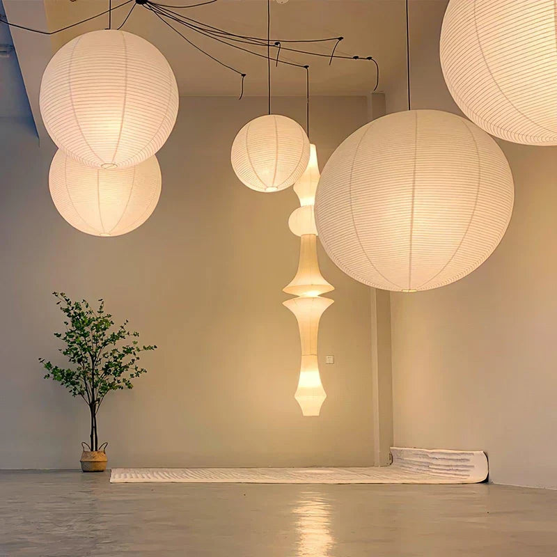 Japanse stijl rijstpapier hanglamp