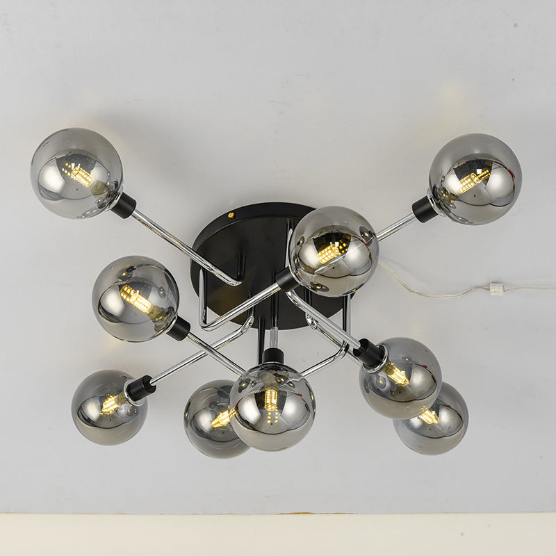 GlassyGlow - transparante plafondlamp