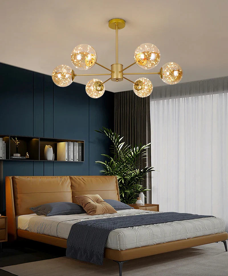 Nobleluminance - kroonluchter met glazen bol