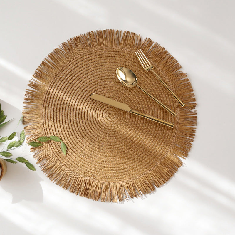 Thermoluxe | ronde geweven placemats