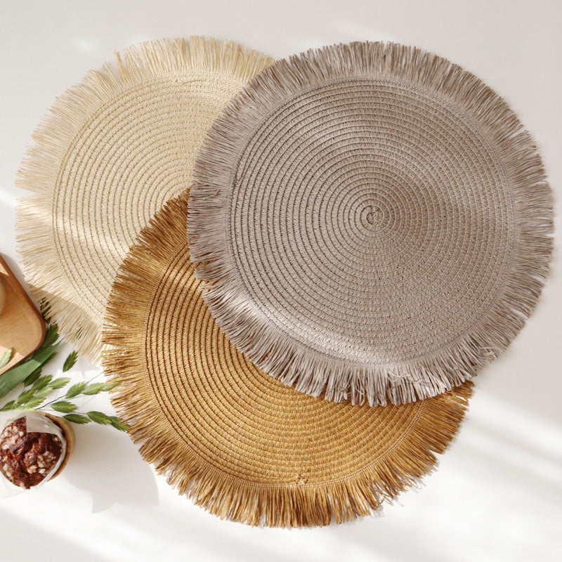 Thermoluxe | ronde geweven placemats