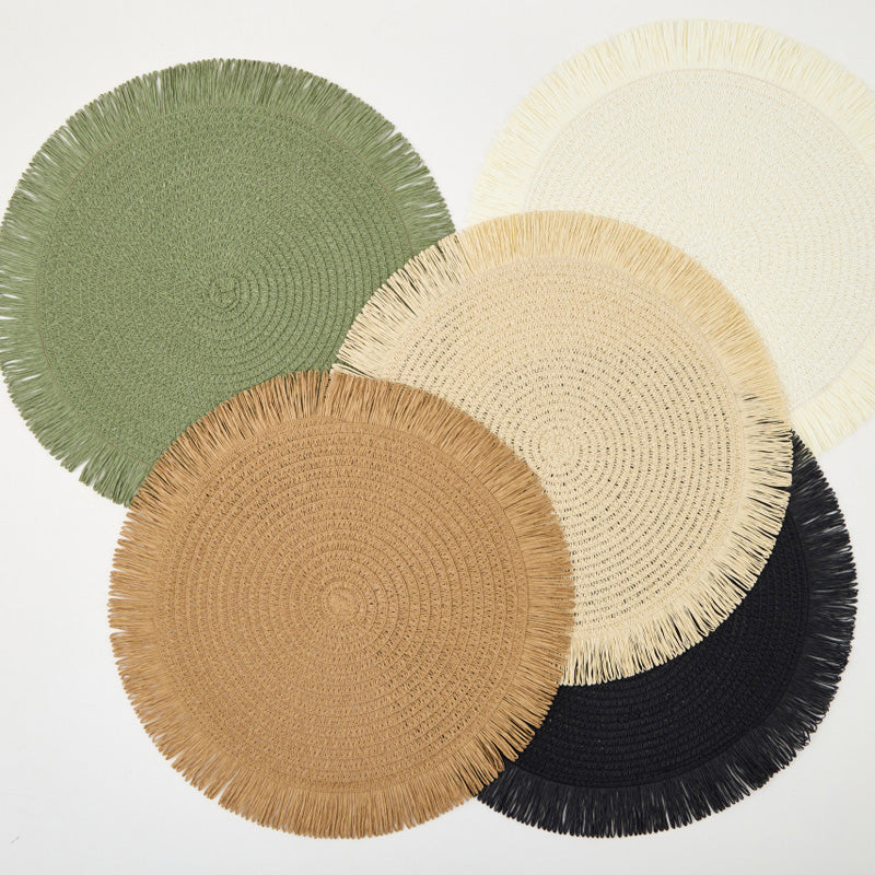 Thermoluxe | ronde geweven placemats