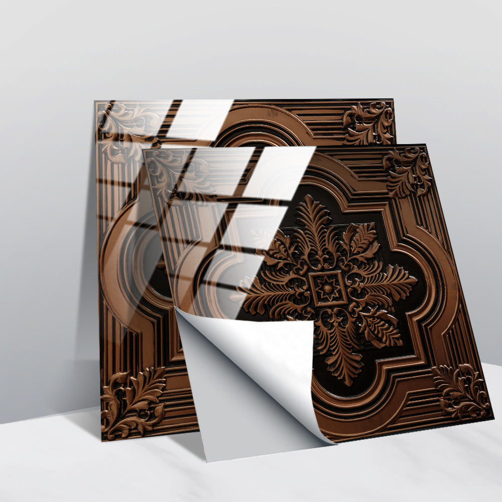 Metallic patroon behang