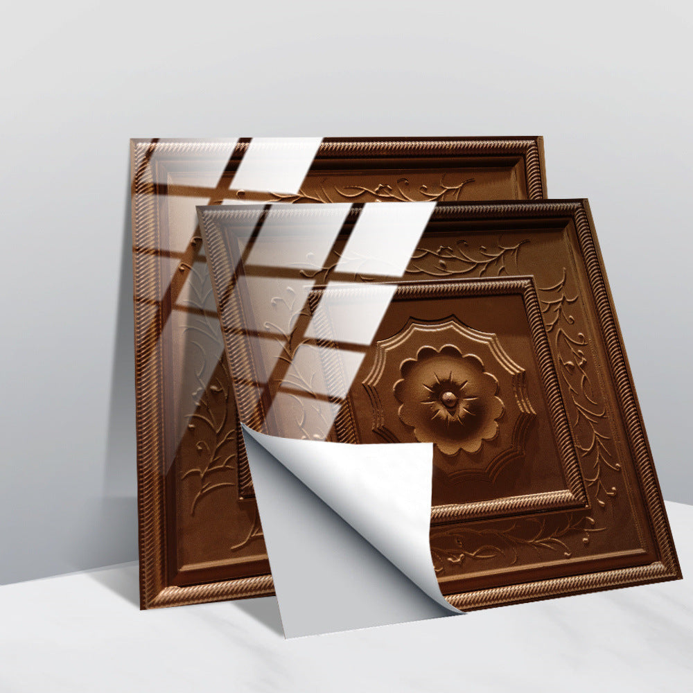 Metallic patroon behang