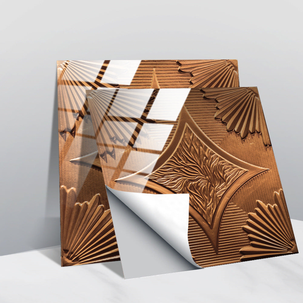 Metallic patroon behang