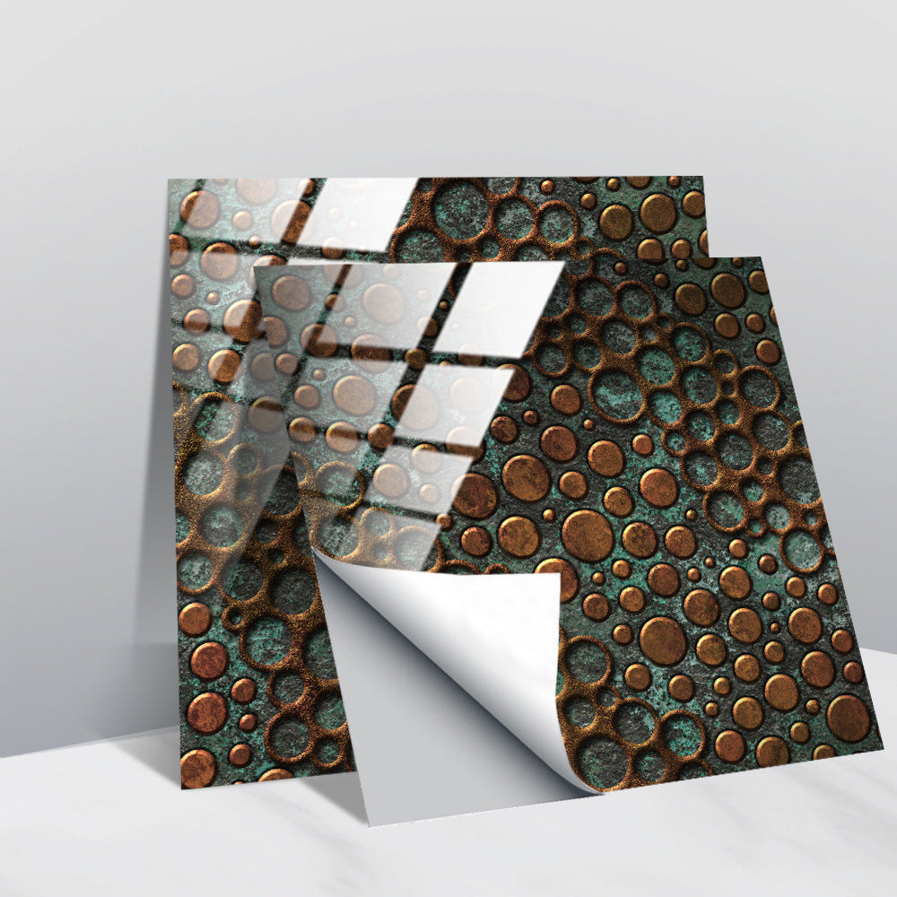 Metallic patroon behang