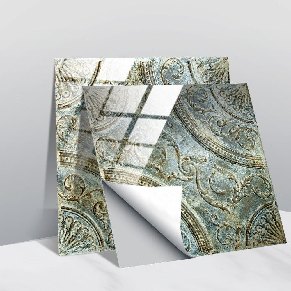Metallic patroon behang