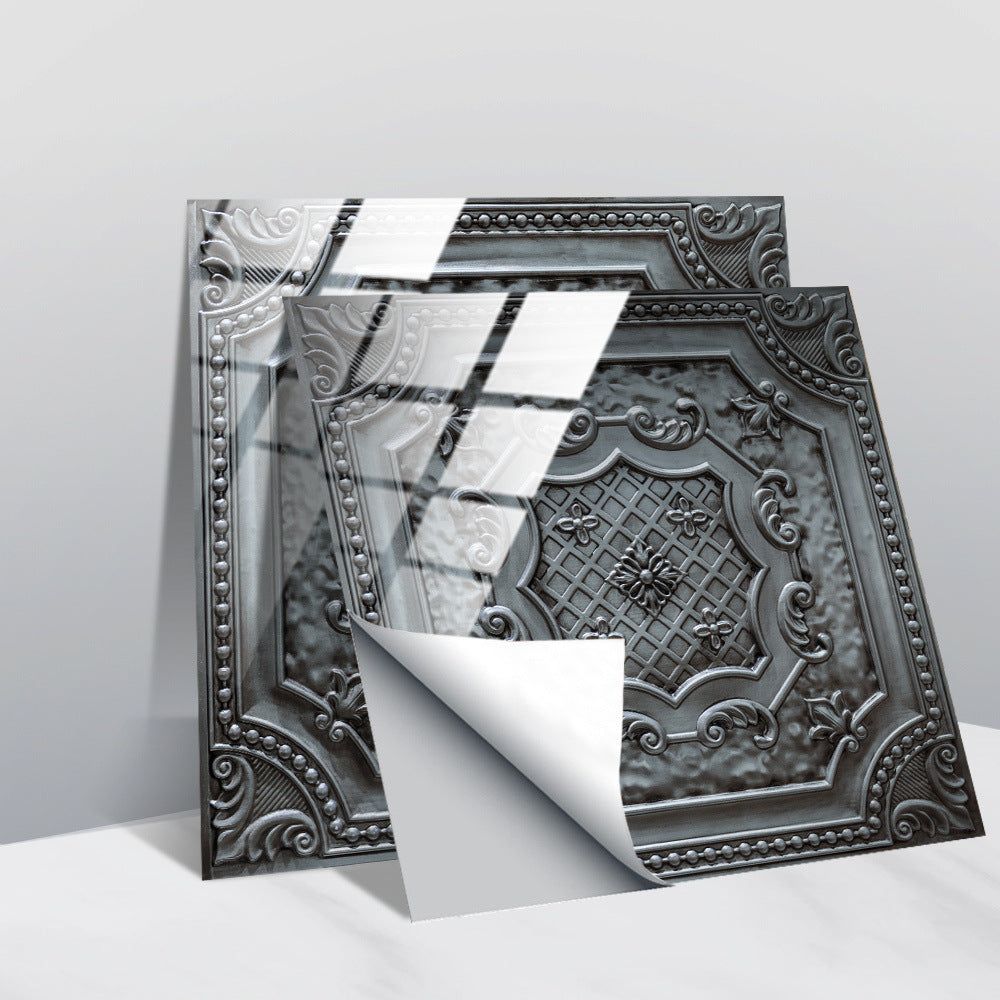 Metallic patroon behang