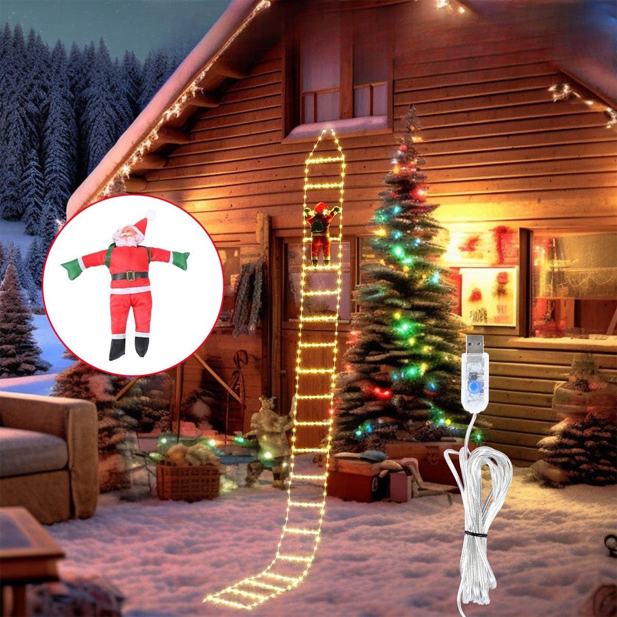 MerryStep | kerstman klimladder