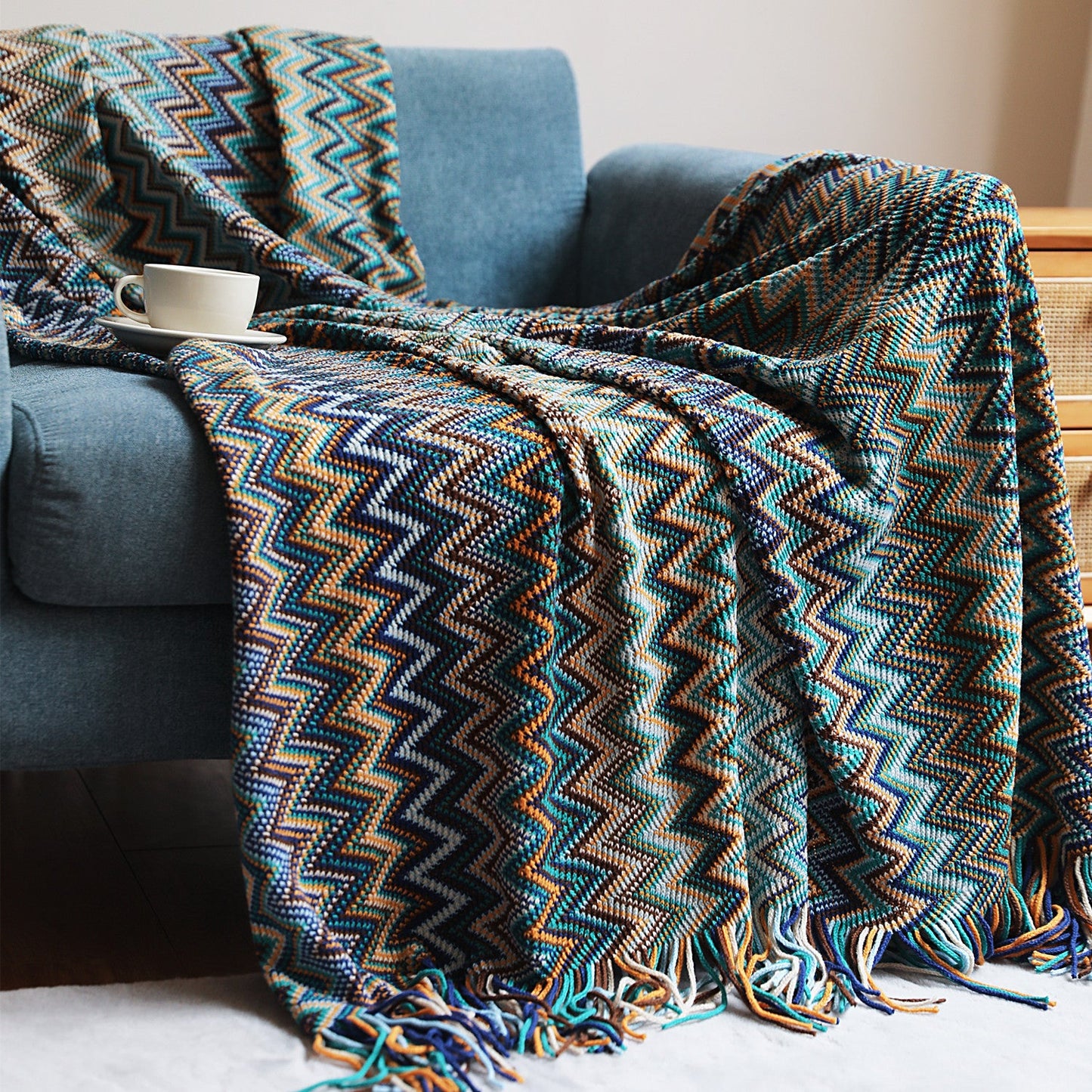Zigeunerweefgetouw | boheemse boho deken
