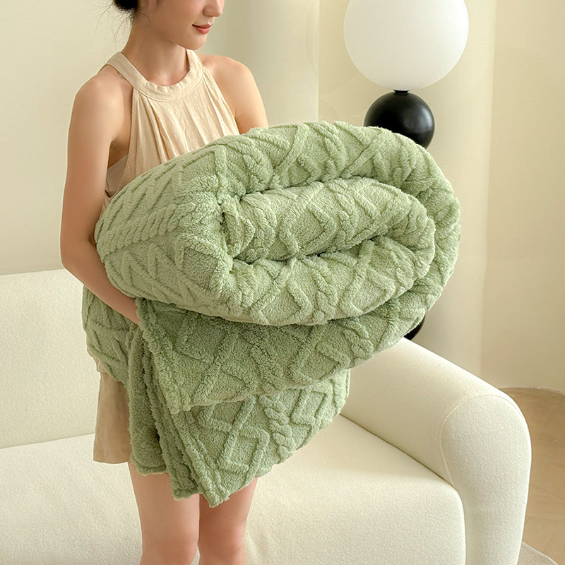 Coralcozy | koraal fleece deken