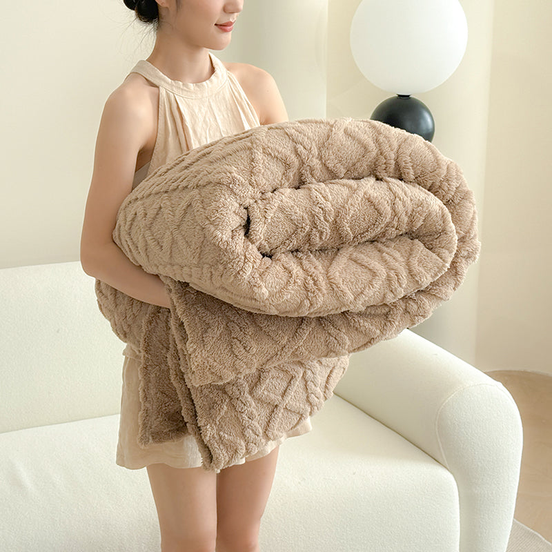 Coralcozy | koraal fleece deken