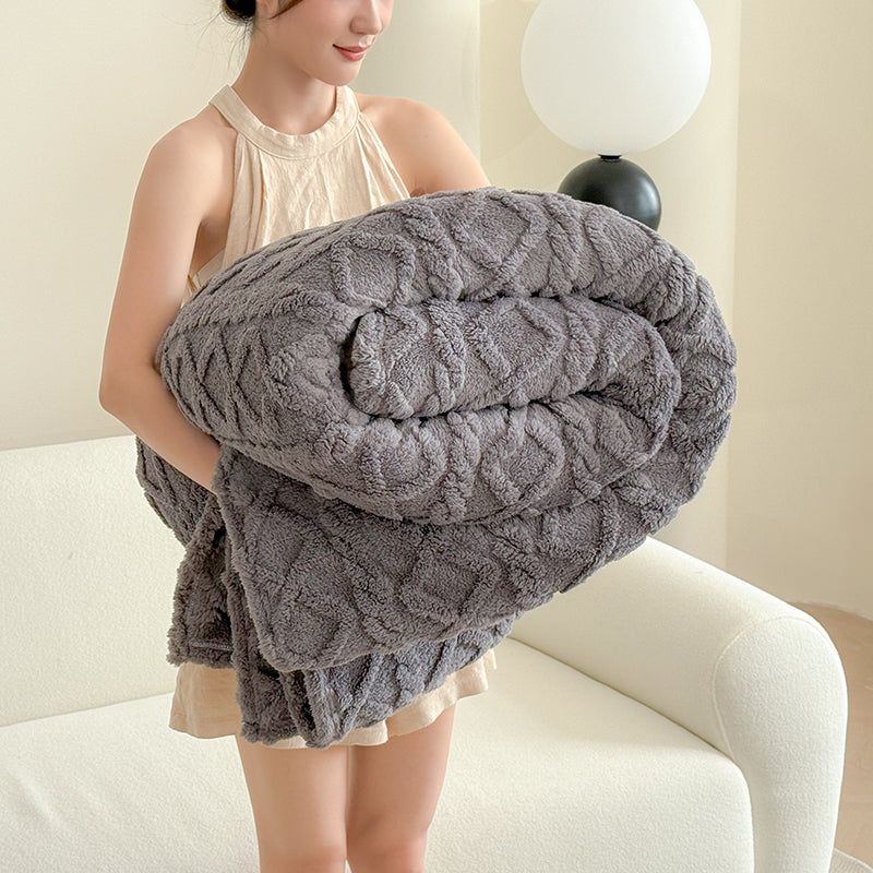 Coralcozy | koraal fleece deken
