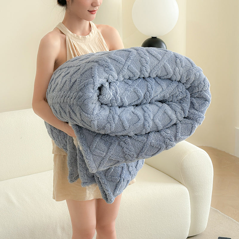 Coralcozy | koraal fleece deken